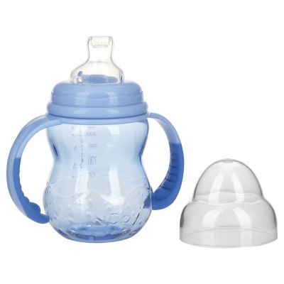 Nuby Oefenbeker Met Handvaten Tritan Blauw 240ml