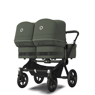 Bugaboo Donkey5 tweeling kinderwagen black - forest green online kopen? | BabyPlanet