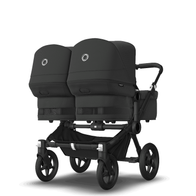 PapoeaNieuwGuinea ga werken President Bugaboo Donkey5 Twin kinderwagen Black - Midnight Black | BabyPlanet