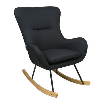 Quax Schommelstoel Basic Black (zwart)