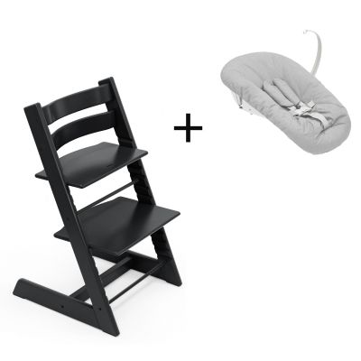Stokke Tripp Trapp Black, inclusief los afgebeelde Newborn Set