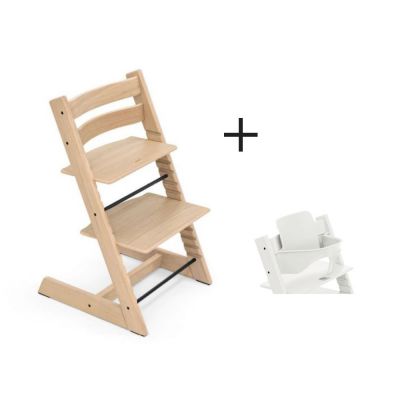 Stokke® Tripp Trapp® Oak Natural Incl. BabySet² White