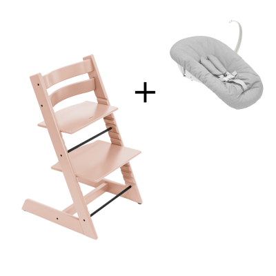 Stokke Tripp Trapp® Serene Pink + Newborn Set