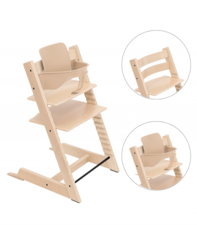 Stokke® Tripp Trapp® Stoel Bundel met BabySet² - Natural