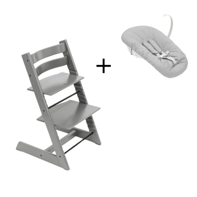 Stokke Tripp Trapp® Storm Grey + Newborn Set