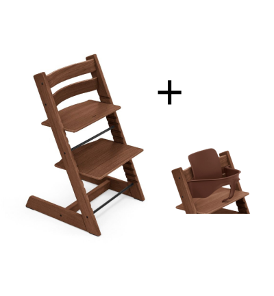 Stokke® Tripp Trapp® Oak Warm Brown Incl. BabySet²