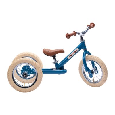 Trybike Steel Vintage 2in1 loopfiets blauw online kopen? | BabyPlanet