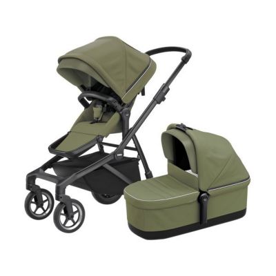 Thule Sleek Kinderwagen Compleet Soft Green - Black Frame