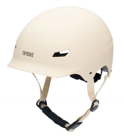 Trybike CoConuts Kinderhelm Cream Maat S/M