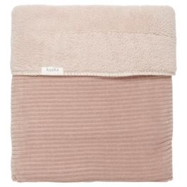 Spelen met datum Kerel Koeka Wiegdeken Vik Teddy Grey Pink | BabyPlanet