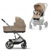 Cybex Balios S Lux Kinderwagen Almond Beige met Taupe Frame - Complete Set