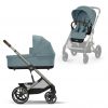 Cybex Balios S Lux Kinderwagen Stormy Blue met Taupe Frame - Complete Set