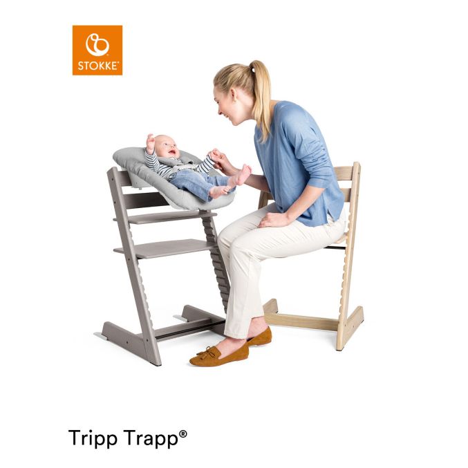 Stokke Tripp Trapp Oak Black + Newborn Set online kopen