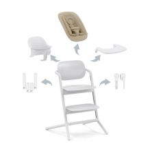 Cybex LEMO 4 in 1 KInderstoel All White online bestellen? | BabyPlanet