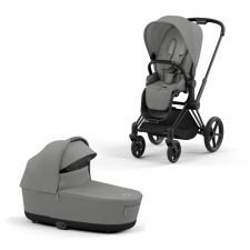 Cybex Priam Kinderwagen Compleet Mirage Grey - Matt Black Frame