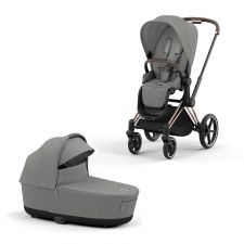 Cybex Priam Kinderwagen Compleet Mirage Grey - Rosegold Frame