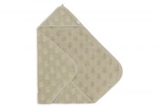 Jollein Badcape Badstof Nijntje Miffy Jacquard Olive Green