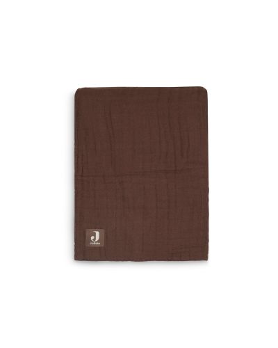 Jollein ledikantdeken wrinkled cotton chestnut online kopen? | BabyPlanet