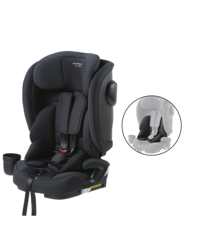 Autostoel Luxx i-Size Isofix Black met zitverkleiner van Titaniumbaby