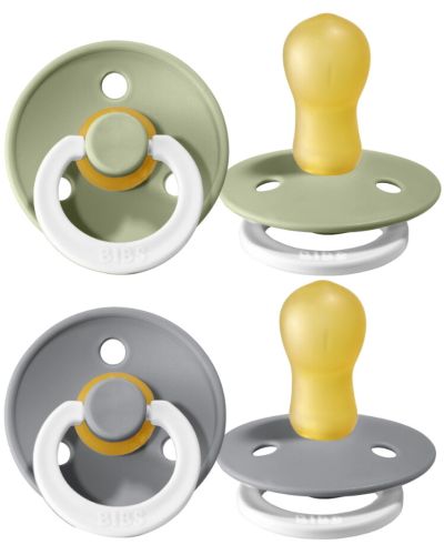 Bibs Fopspeen 2-Pack Night Maat 3 Sage - Cloud online kopen? | BabyPlanet