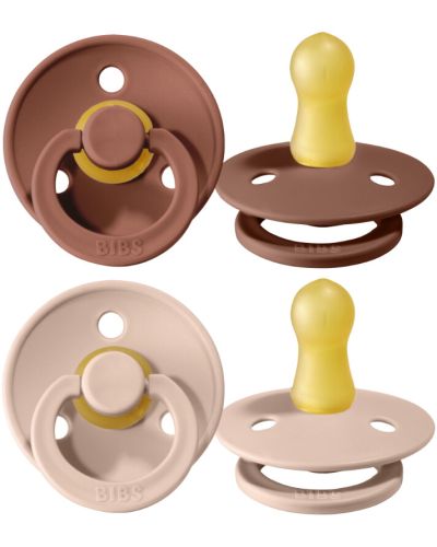 Bibs fopspeen maat 3 duoverpakking woodchuck - blush online kopen? | BabyPlanet