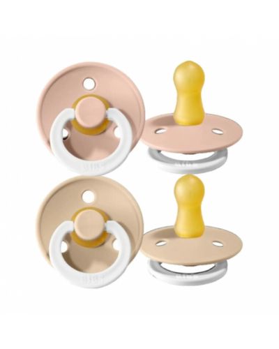 Bibs Fopspeen 2-Pack Glow Maat 2 Vanilla - Blush online kopen? | BabyPlanet