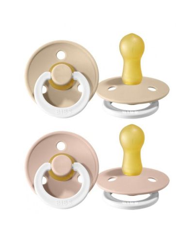 Bibs Fopspeen 2-Pack Glow Maat 1 Vanilla - Blush online kopen? | BabyPlanet