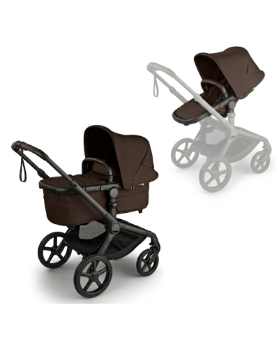 Bugaboo Fox 5 Renew Kinderwagen Compleet Black - Cocoa Brown