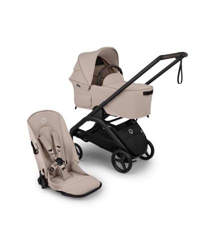 Bugaboo Kinderwagen Dragonfly Plus Compleet Black - Desert Taupe