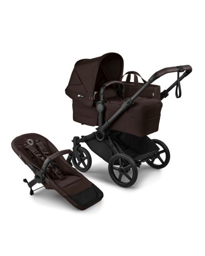 Bugaboo Mono Kinderwagen Donkey 6 Compleet Black - Cocoa Brown