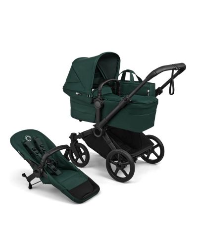 Bugaboo Mono Kinderwagen Donkey 6 Compleet Black - Fern Green