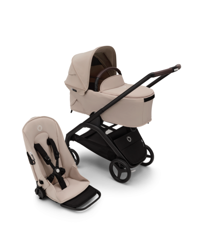 Bugaboo Dragonfly Kinderwagen Compleet Black - Desert Taupe