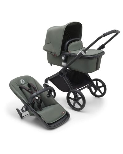 Bugaboo Fox Cub Kinderwagen Compleet Black - Forest Green