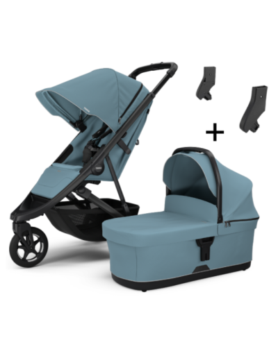 Thule Buggy 2in1 Spring 2 Mid Blue on Black