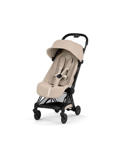 Cybex Buggy Coya Comfort Matt Black Frame – Cozy Beige
