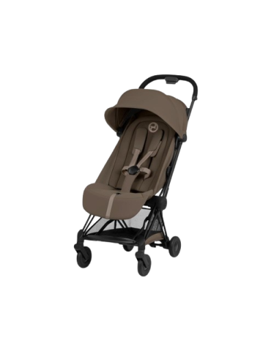 Cybex Buggy Coya Comfort Matt Black Frame – Coconut Brown