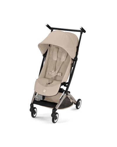 Cybex Buggy Libelle Taupe Frame Almond Beige zitje vooraanzicht