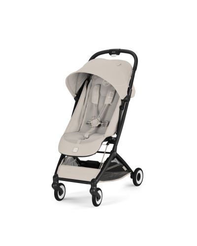 Cybex buggy Orfeo Black Frame Dune Grey zitje voorzijde