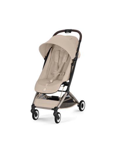 Cybex Orfeo buggy taupe frame almond beige met zonnekap