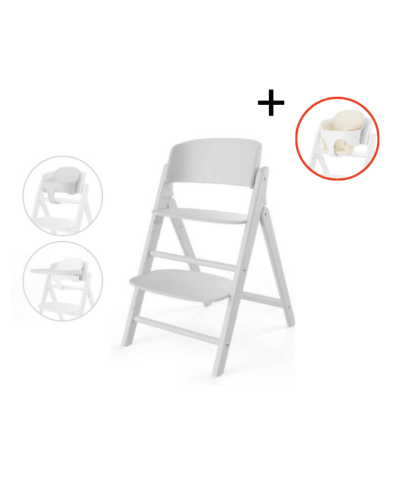 Cybex Click & Fold 3 in 1 Kinderstoel All White