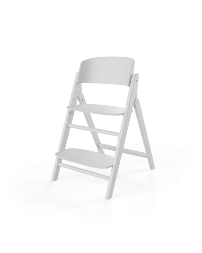 Cybex Click & Fold Kinderstoel All White met extra voetenplankje