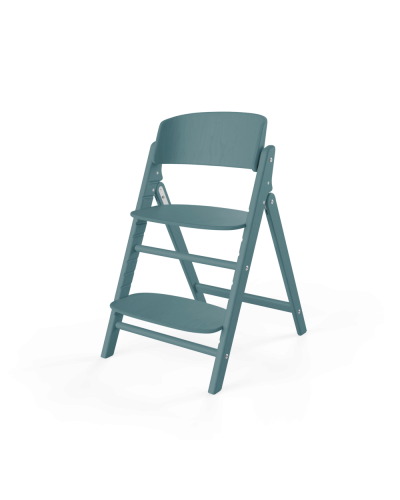 Cybex Click & Fold Kinderstoel Stone Blue met verstelbaar voetenplankje