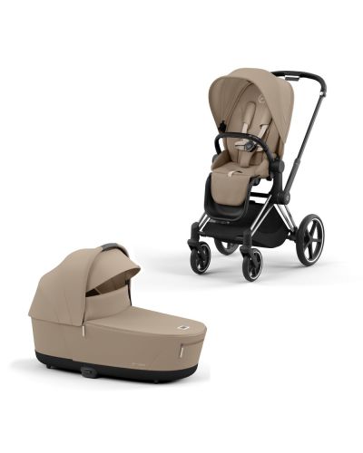 Cybex Priam Kinderwagen Compleet Cozy Beige - Chrome Black Frame