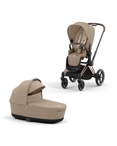 Cybex Priam Kinderwagen Compleet Cozy Beige - Rosegold Frame