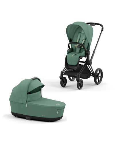 Cybex Priam Kinderwagen Compleet Leaf Green - Matt Black Frame