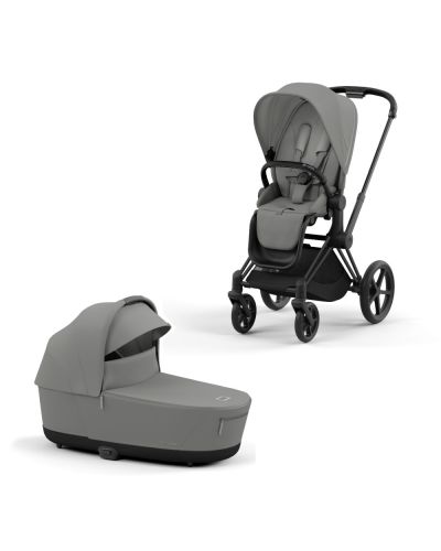 Cybex Priam Kinderwagen Compleet Mirage Grey - Matt Black Frame