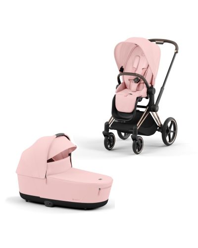 Cybex Priam Kinderwagen Compleet Peach Pink - Rosegold Frame