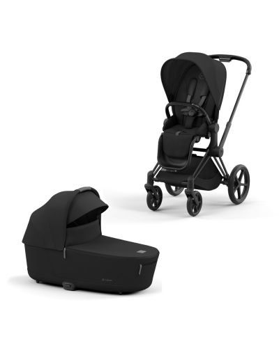 Cybex Priam Kinderwagen Compleet Sepia Black - Matt Black Frame