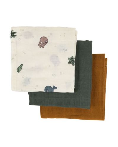 Hydrofiele Luiers Sea Friends Colour Mix 3-pack van Done By Deer