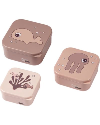 Done by Deer Snackbox Set Sea Friends Powder